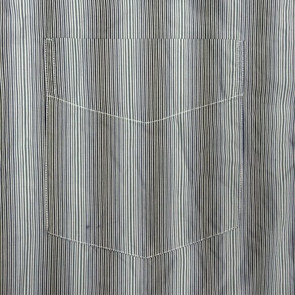 Paul Smith London Striped Dress Shirt French Cuffs Made in Italy 42 16 1/2 Large - Picture 4 of 10